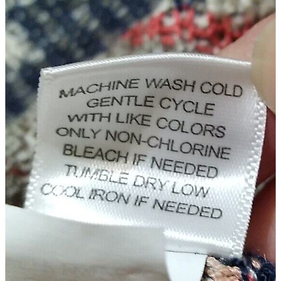 Boho Aztec Cardigan Medium Open Front Long - Picture 8 of 10